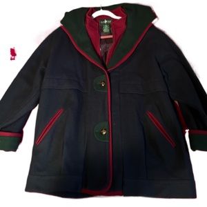 Hunter club heavy pure wool coat